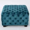 Chesterfield Square Shaped Pouffe Footstool