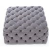 Chesterfield Square Shaped Pouffe Footstool