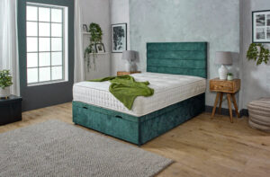 Bella Horizontal Line Ottoman Divan Bed