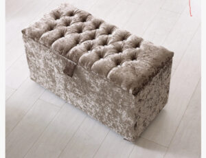 Border Design Storage Ottoman Box