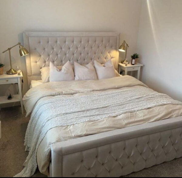 Princess Bumper Border Chesterfield Buttoned Bed Frame