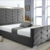 Arooj Chesterfield Mirror Bed
