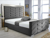 Arooj Chesterfield Mirror Bed
