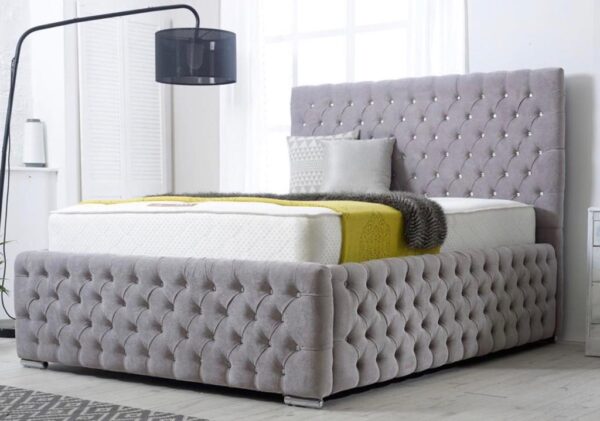 Maya Luxury Chesterfield Button Bed