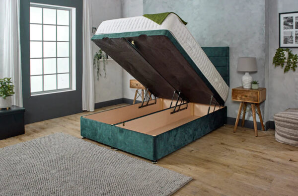 Bella Horizontal Line Ottoman Divan Bed