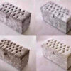Border Design Storage Ottoman Box
