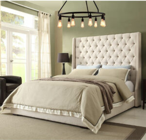 Zara Wingback Button Bed Frame