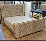 Liaba Wingback Bed