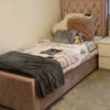 Princess Bumper Border Chesterfield Buttoned Bed Frame