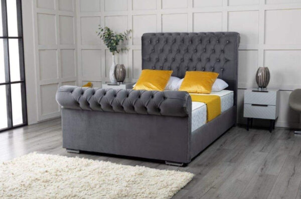 Libba Sleigh Chesterfield Bed