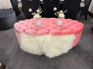 Chesterfield Exclusive Oval Shape Footstool coffee table