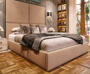 5 Riviera High Headboard Bed Frame