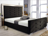 Arooj Chesterfield Mirror Bed