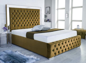 Kristy Luxury Mirror Divan Ottoman Bed
