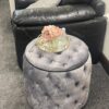 Chesterfield Round Design Footstool